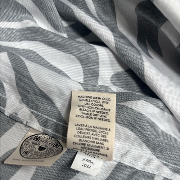 LITA BY CIARA SHIRT DRESS ANIMAL PRINT BLACK & WHITE PARTY COCKTAIL SZ M NWOT - Picture 9 of 10